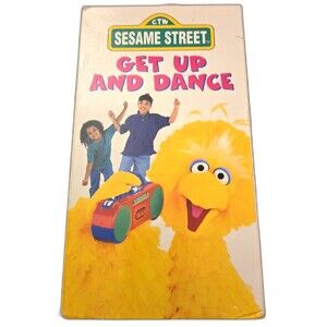 Sesame Street – Get Up and Dance VHS 1997 Big Bird